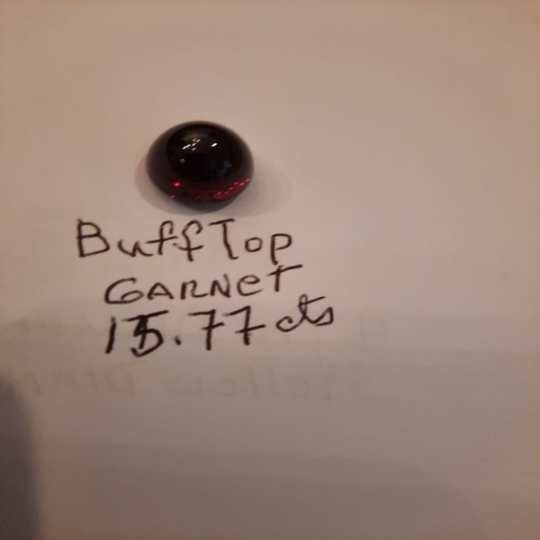  Buff Top Garnet 15.77 cts