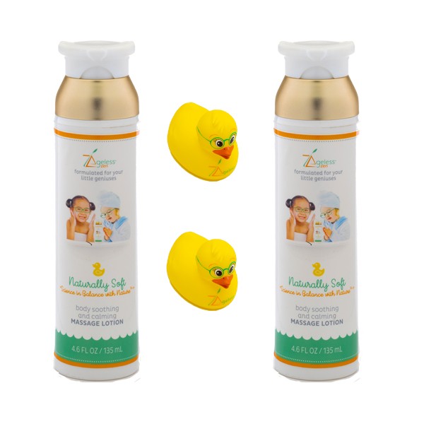 Set of 2 - Massage Body Lotion for Babies of All Ages (4.6 fl. oz / 135 ml)