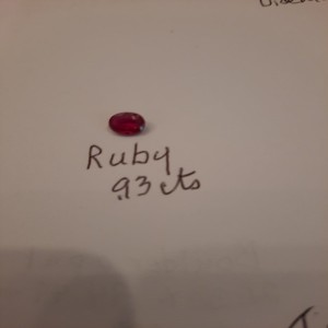 Ruby .93 cts